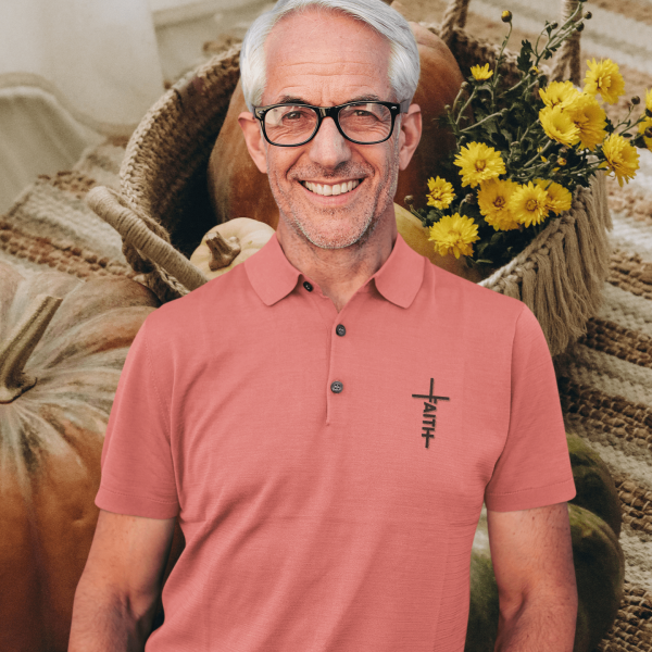 Christelijk heren polo shirt - Faith