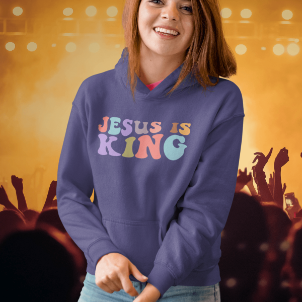 Christelijke dames hoodie! - Jesus is King