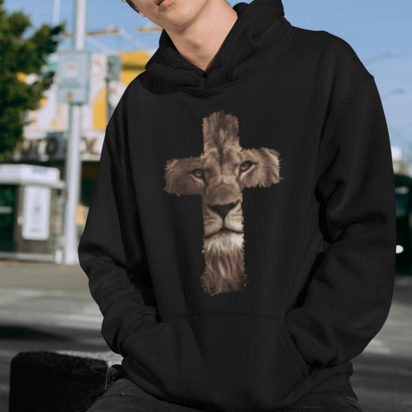 Christelijke heren hoodie! - The Lion