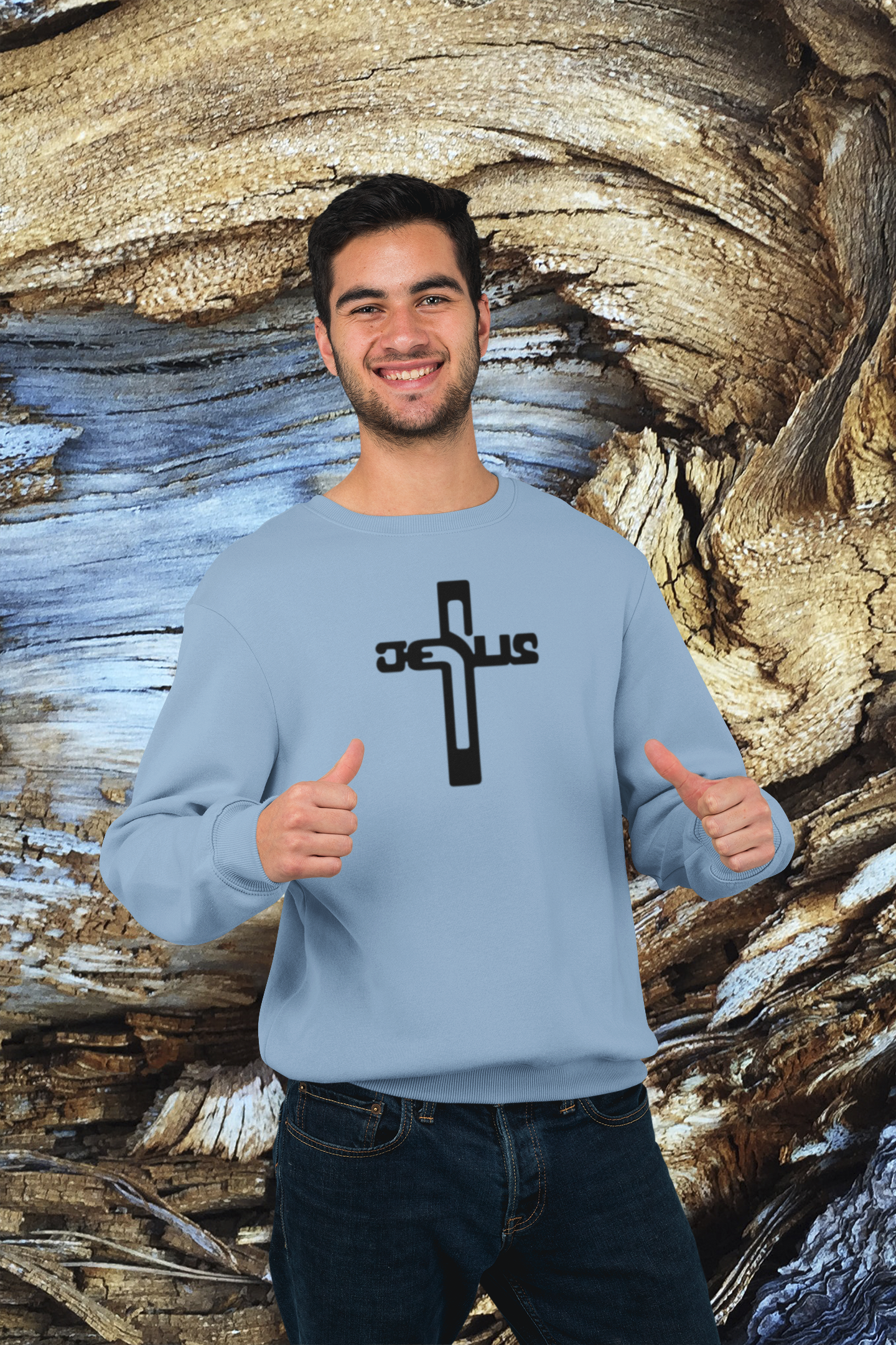 Christelijke Heren sweater - Het Kruis