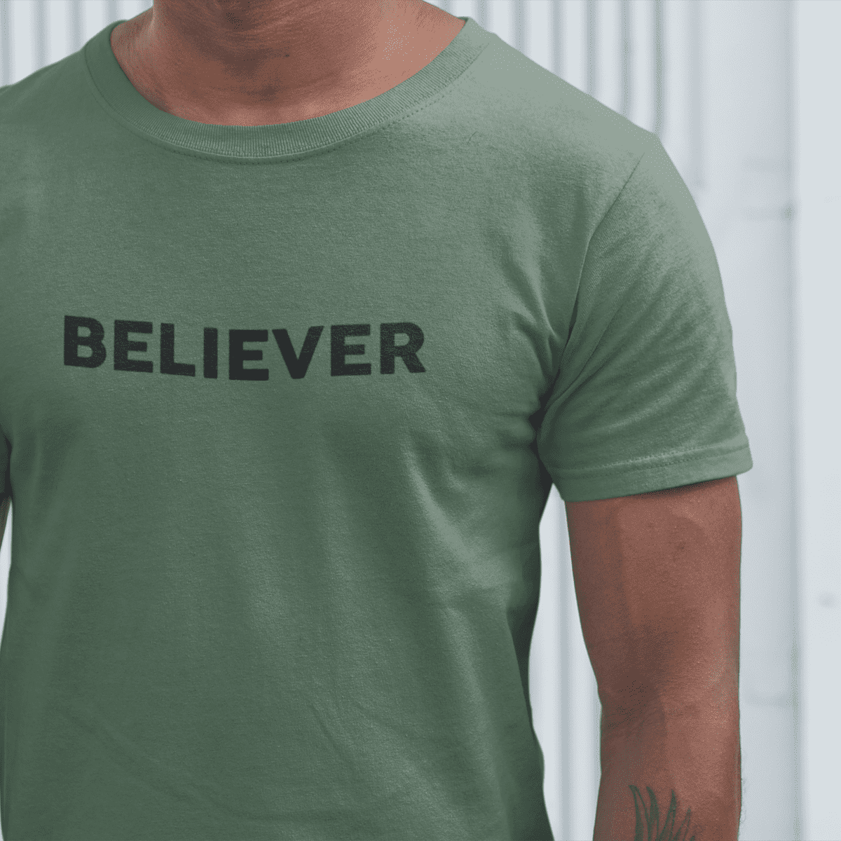 Believer - Christelijk heren T-shirt - 29 kleuren