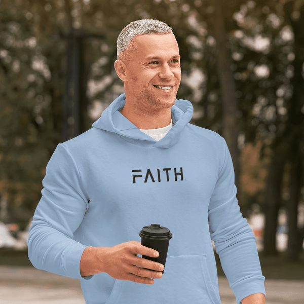 Christelijke heren hoodie - Faith - 28 kleuren