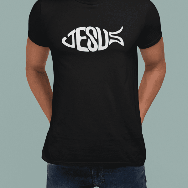 Jesus Fish- Christelijk heren T-shirt - 29 kleuren