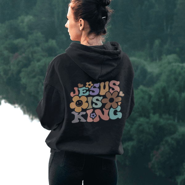 Jesus is King - Christelijke dames hoodie! - 12 kleuren