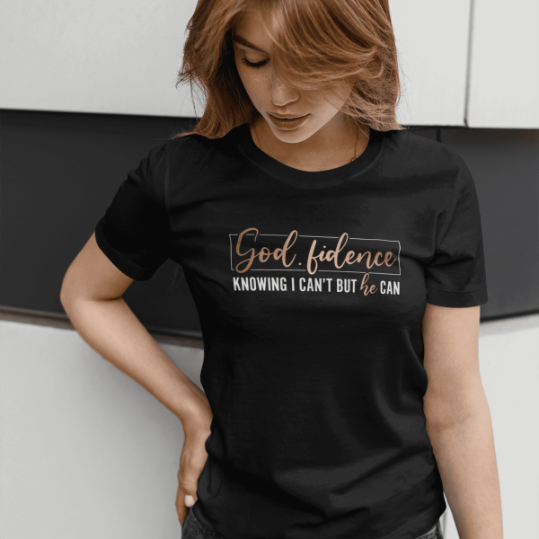 God fidence- Christelijk Dames T-Shirt - 31 kleuren