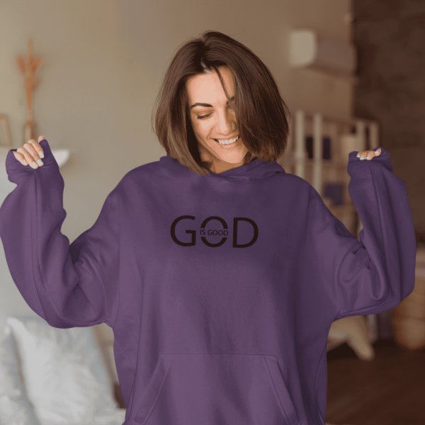 God is Good - Christelijke Dames Hoodie - van biokatoen en in 29 kleuren