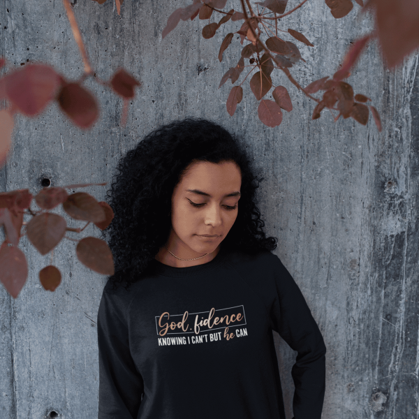 Christelijke Dames sweater - God Fidence - 20 kleuren