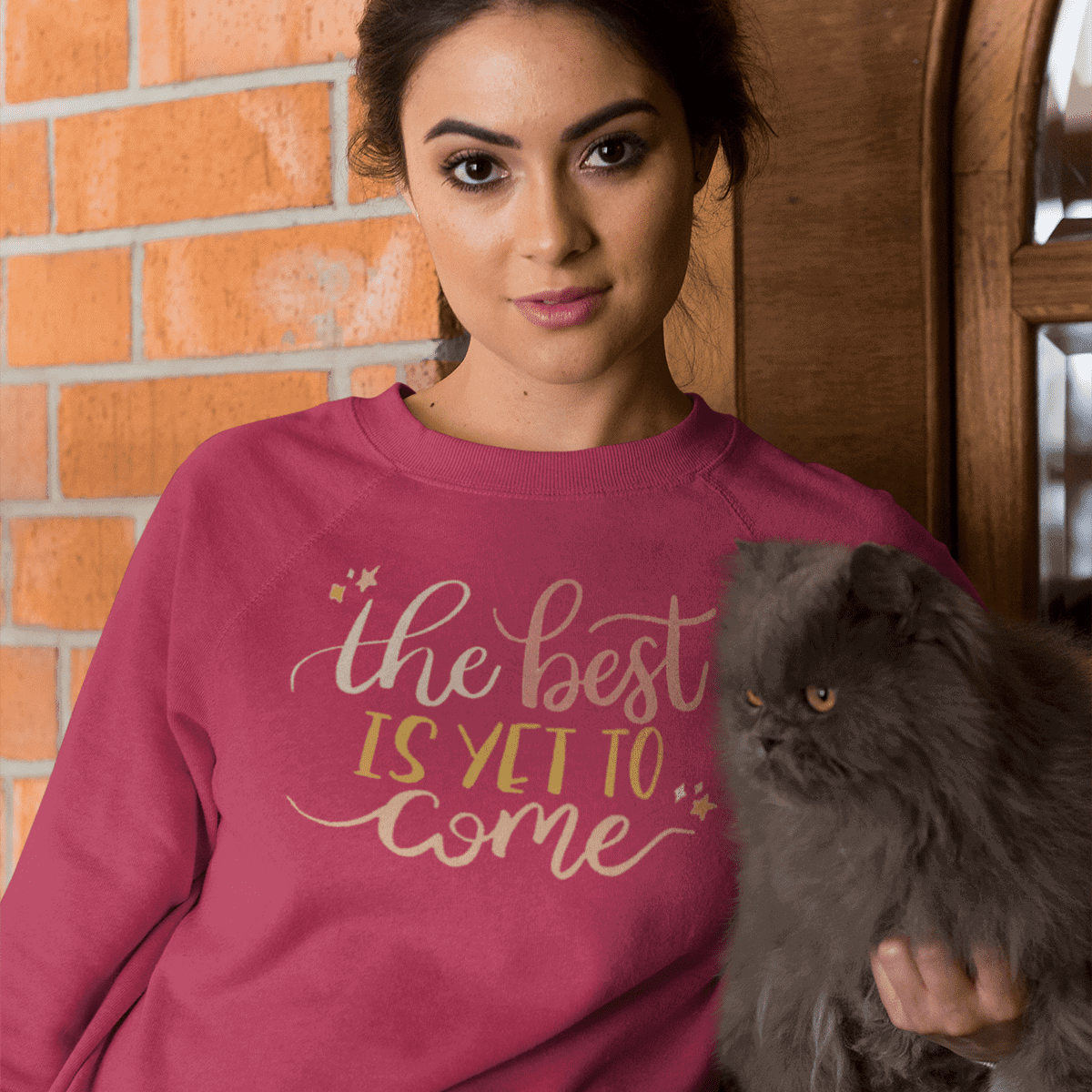 Christelijke Dames sweater - The best is yet to come - 20 kleuren