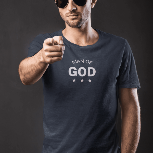 Man of God - Christelijk heren T-shirt - 31 kleuren